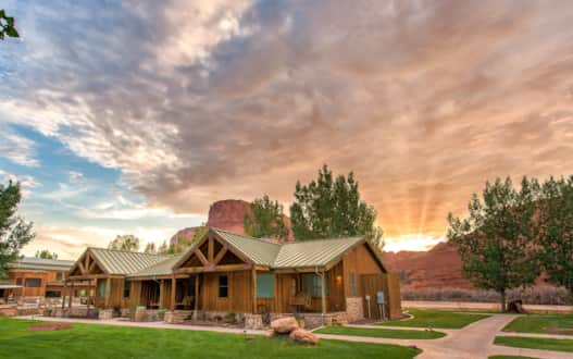 Harken back to the John Wayne western era at Sorrel River Ranch, the only upscale guest ranch in Moab.