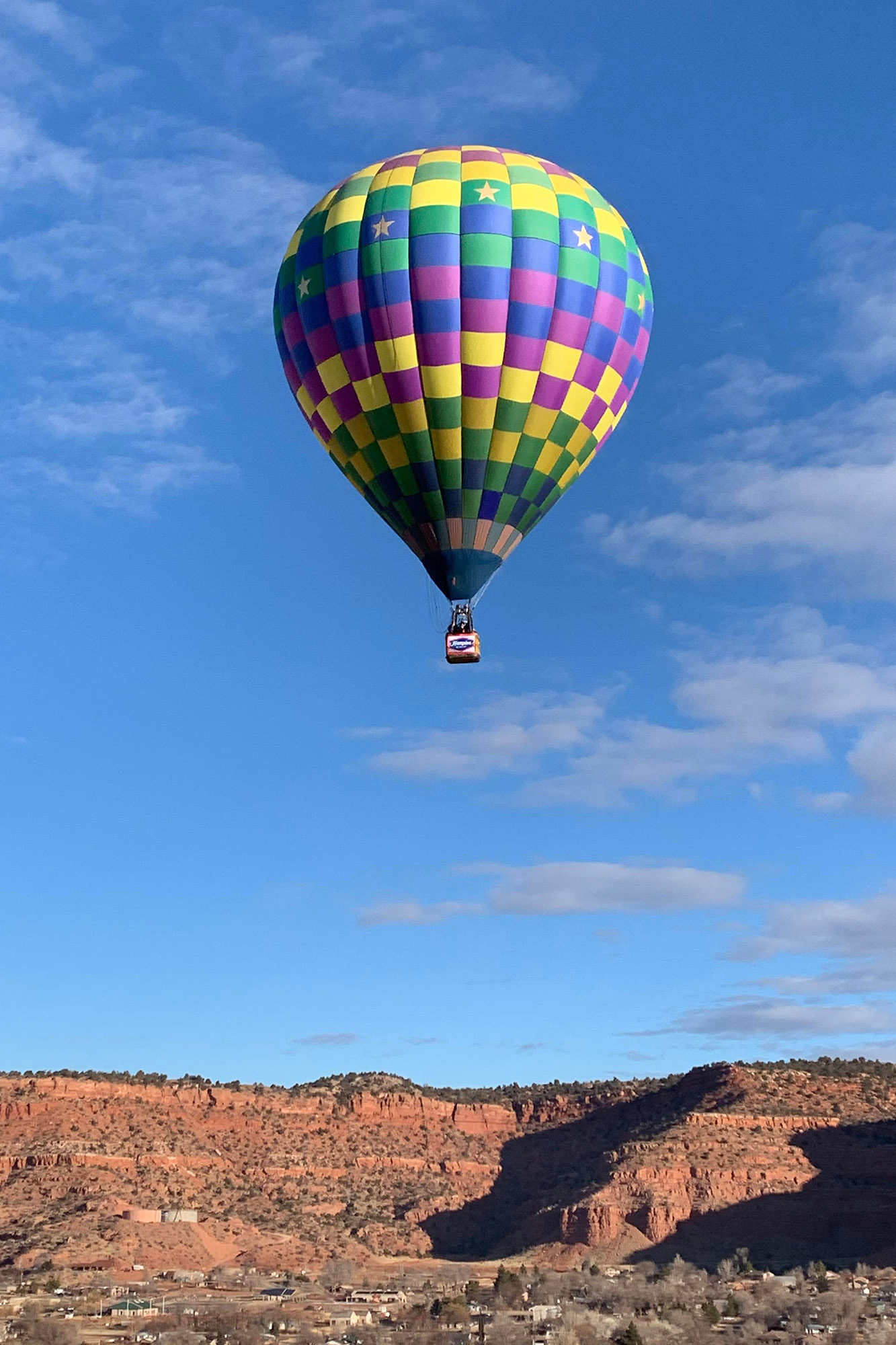 Serendipitous winds carry spontaneous fliers over the recreation areas surrounding Kanab, a base camp for adventure.