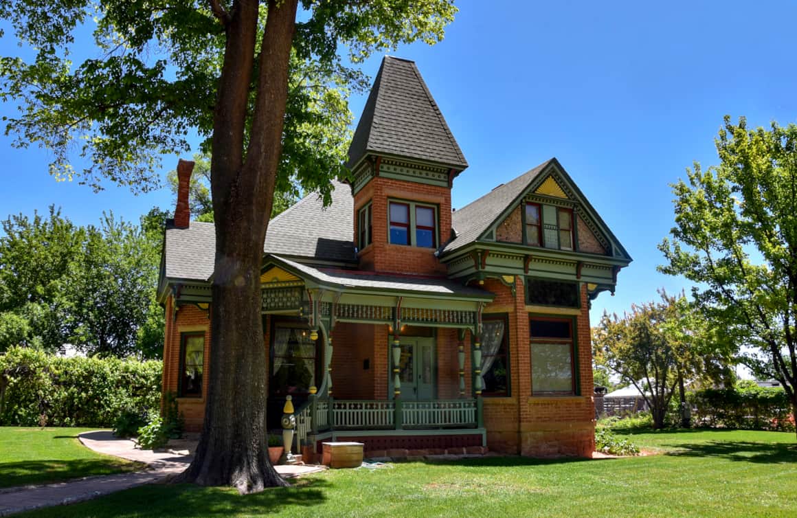 This historic house was once called "the jewel of Kanab," and is known to be the first modern home built in the area circa 1894.