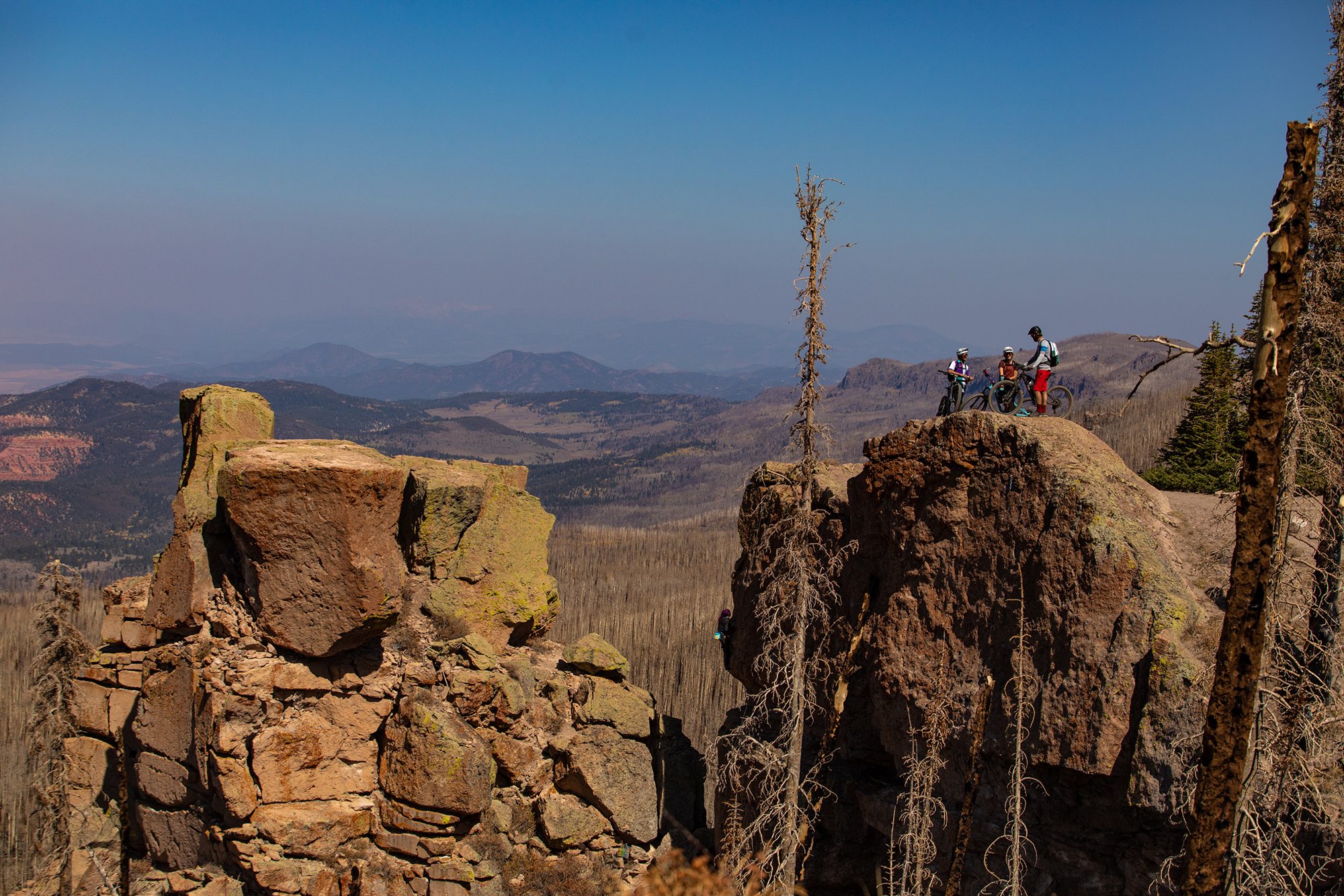 Biking the Aquarius Trail System
