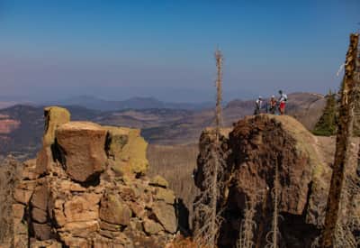 Biking the Aquarius Trail System