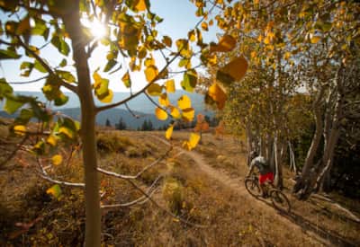 Biking the Aquarius Trail System