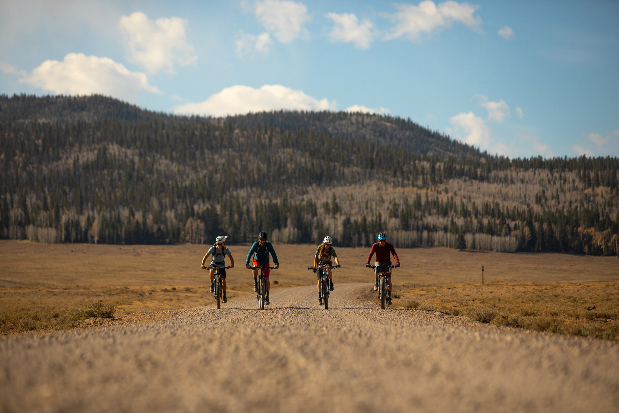Biking the Aquarius Trail System