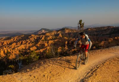 Biking the Aquarius Trail System