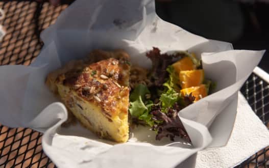 Kiva Koffeehouse typically serves up soups, salads, sandwiches and assorted baked goods.