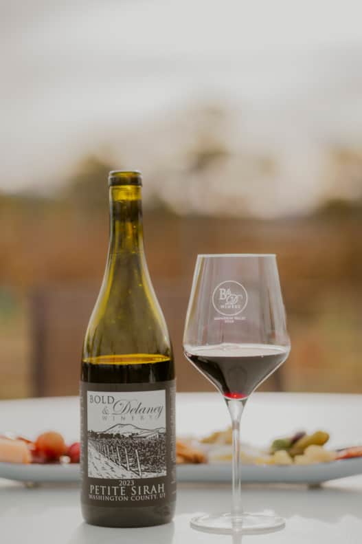 Cool nights and hot days in the Dammeron Valley prevent grapes from becoming too sugary or too acidic.