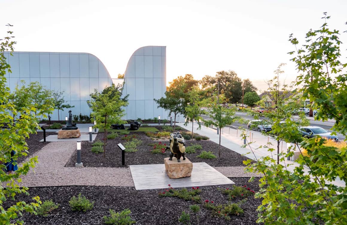 The building for Southern Utah Museum of Art, inspired by the region’s slot canyons, was designed by the California architectural firm Brooks + Scarpa.