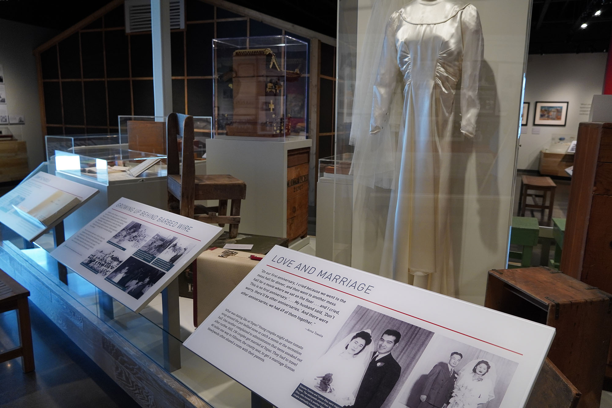 The museum granularly tells the story and explains the impact of the internees' relocation and family separation.