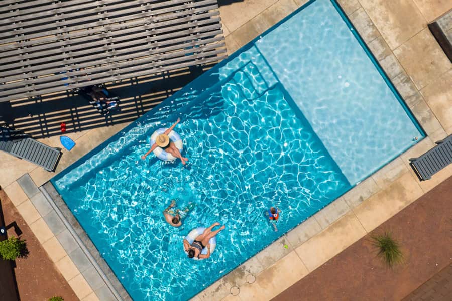 For those seeking a bit more relaxation, the private pools at Arcadia Resort are ideal for a refreshing swim, while comfy poolside loungers invite parents to unwind in the shade.