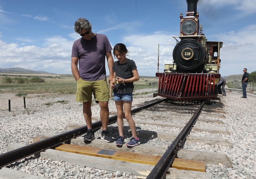 The Golden Spike National Historic Park allows visitors to relive history with exhibits and demonstrations.