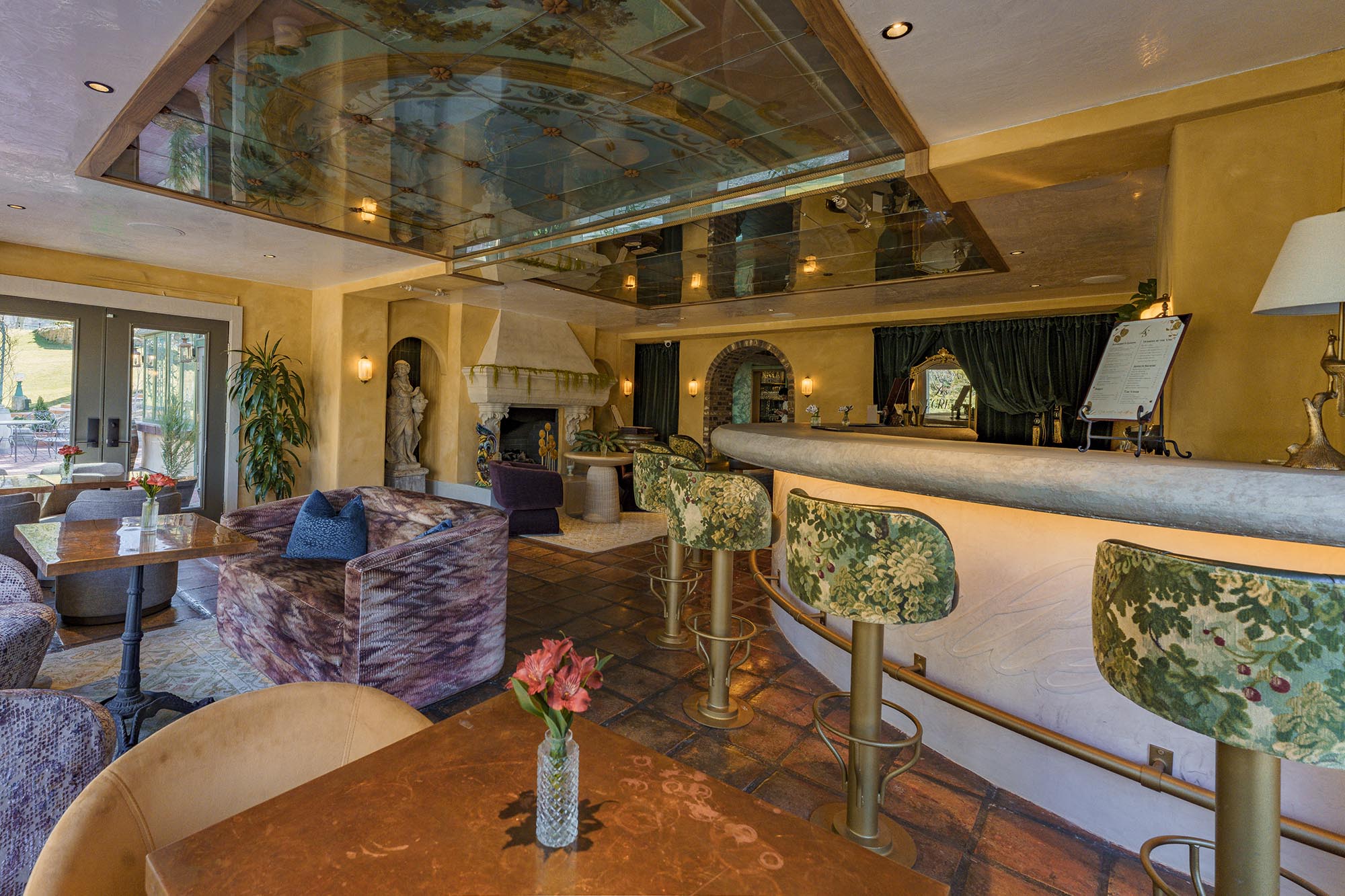 Dinner is locally sourced or grown right on property for the freshest ingredients in each dish.