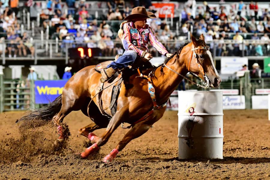 Held at the Ogden Pioneer Stadium, the rodeo includes bareback riding, steer wrestling, team roping, saddle bronc riding, barrel racing and more.