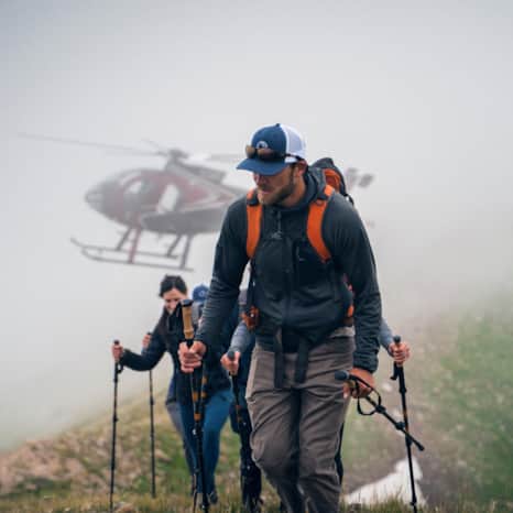 Blue Sky offers many bookable experiences, including helicopter excursions.