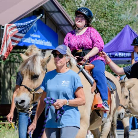 If one recreational activity sets NAC apart from other adaptive providers, it would be the equestrian center.