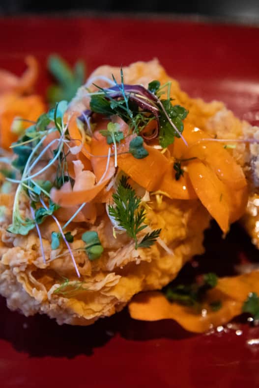 The menu at Handle is always evolving around the local produce in season.