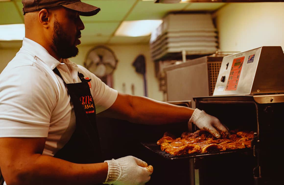 Marcus preserves his family’s love of flavorful BBQ with smoked ribs, pulled pork and BBQ chicken.