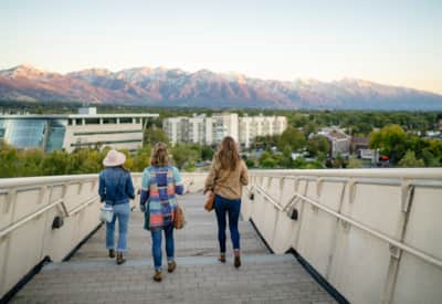 View of the Salt Lake City foothills.