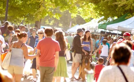 Salt Lake offers a summer farmers market on Saturdays in Pioneer Park.