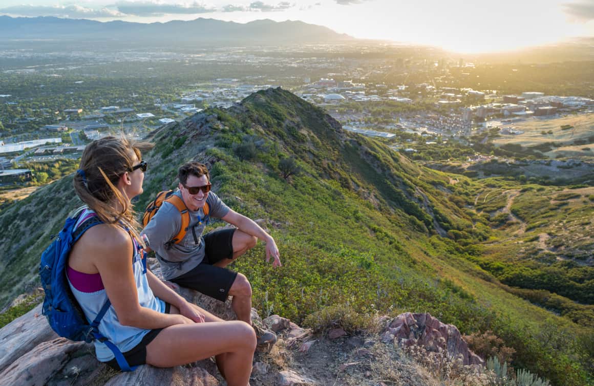 The Living Room Trail in Salt Lake City's foothills is a 2.7-mile route that leads to a photo-worthy plateau.