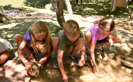 Visitors can pan for gold at This Is The Place Heritage Park.