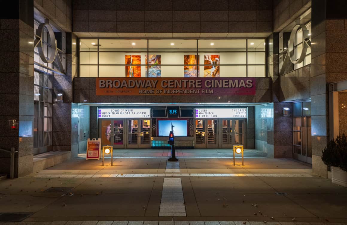 Broadway Centre Cinemas in downtown Salt Lake City carries forward the legacy of the historic Centre Theatre that once stood in its place.