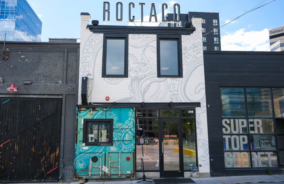 While the setting at ROCTACO casual, the flavors are anything but.
