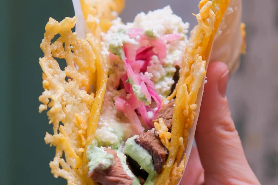 While the name implies tacos, any entree can be made into a bowl, quesadilla, burrito or nachos as well.