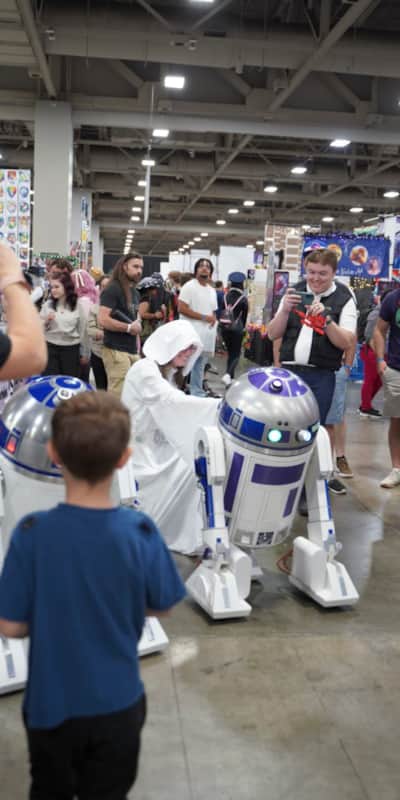 Getting lost in the crowd is arguably the best part of the FanX experience.