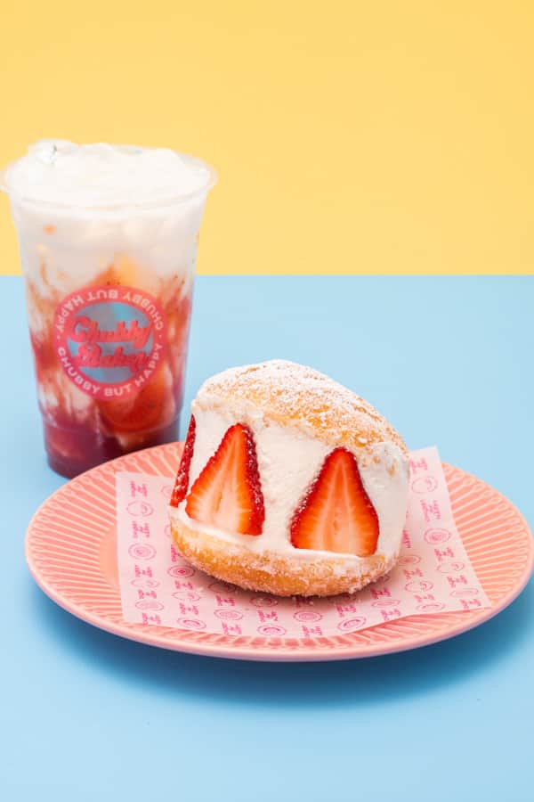 Pair their refreshing Strawberry Cream Soda with the Strawberry & Cream Brioche Donut to satisfy your sweet tooth.