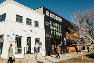 The Maven District is best enjoyed as a pedestrian.