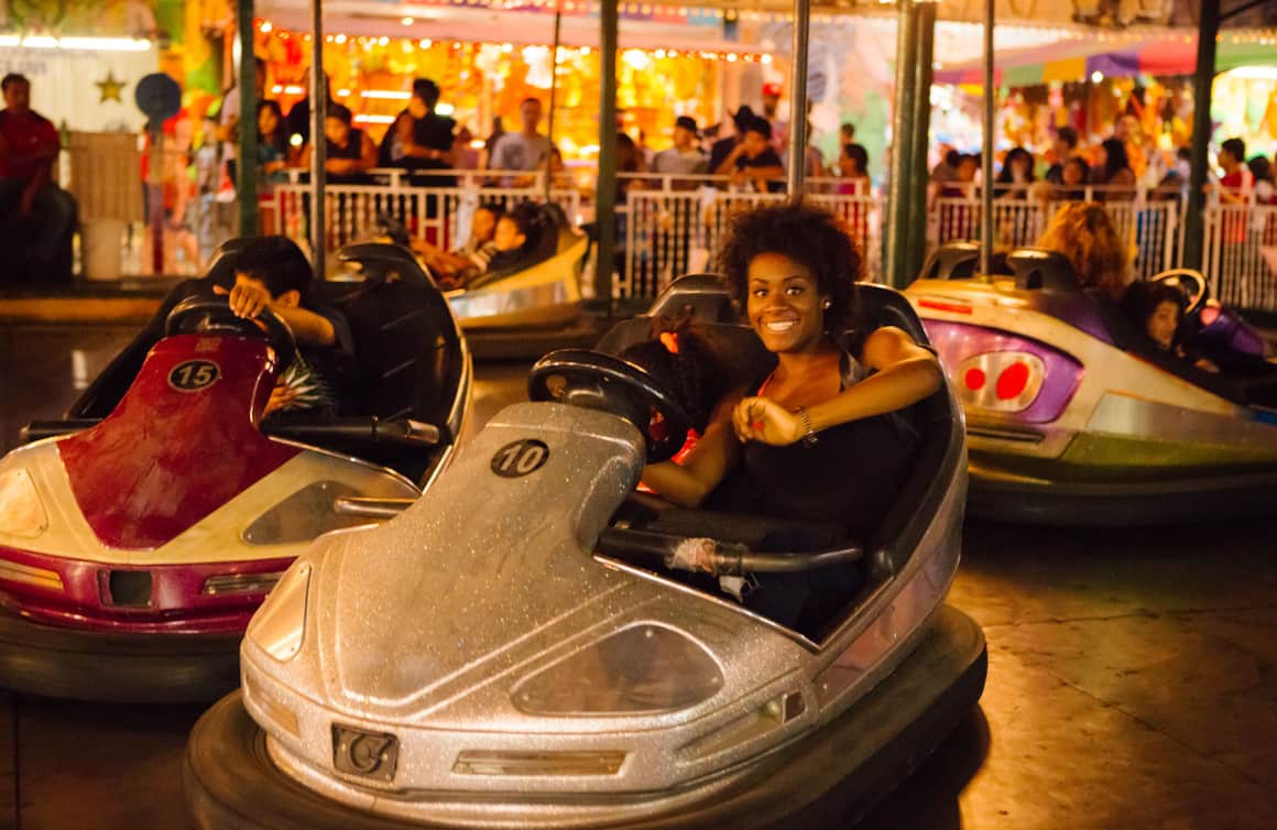 Beyond all the rotating entertainment, you'll find the fair mainstays: iconic rides everyone recognizes, including the Tilt-A-Whirl, Ferris Wheel and fun houses.