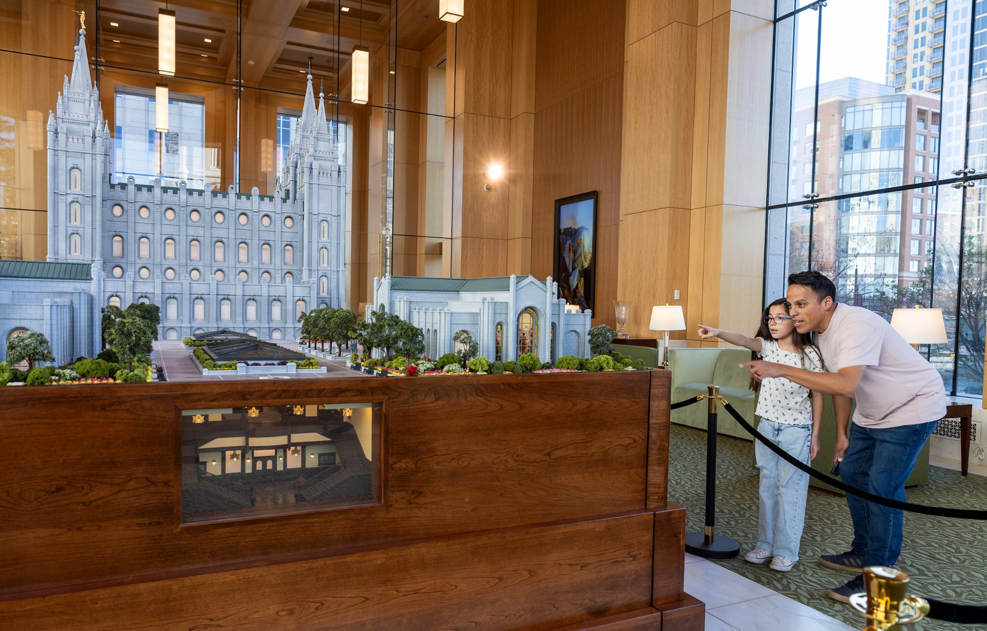 The new Temple Square Visitors’ Center offers a look into one of Salt Lake City’s most iconic landmarks. The 39,800-square-foot facility explores the Latter-day Saint temple experience through its standout attraction: "Inside a Temple." 