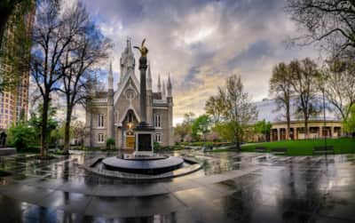 Featuring 19th-century architecture, Temple Square is a popular visitor destination.