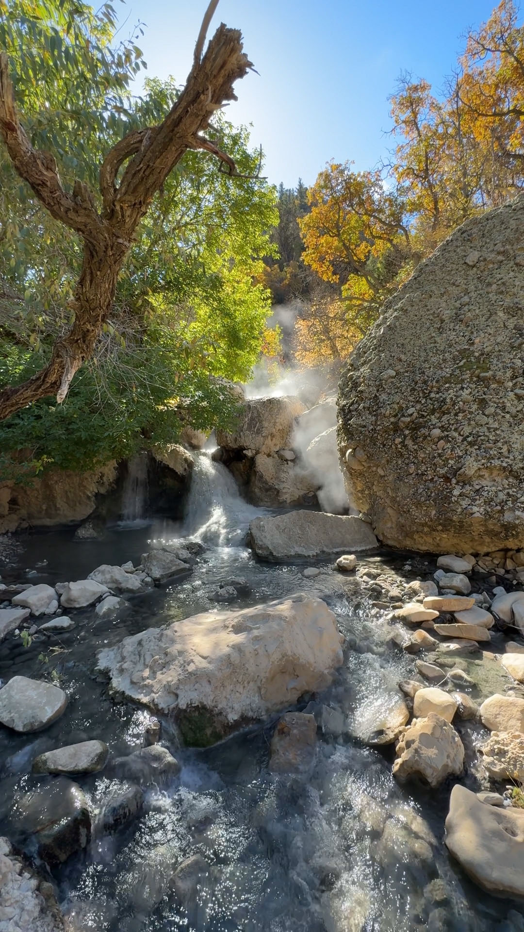 The popular springs offer a multisensory experience.