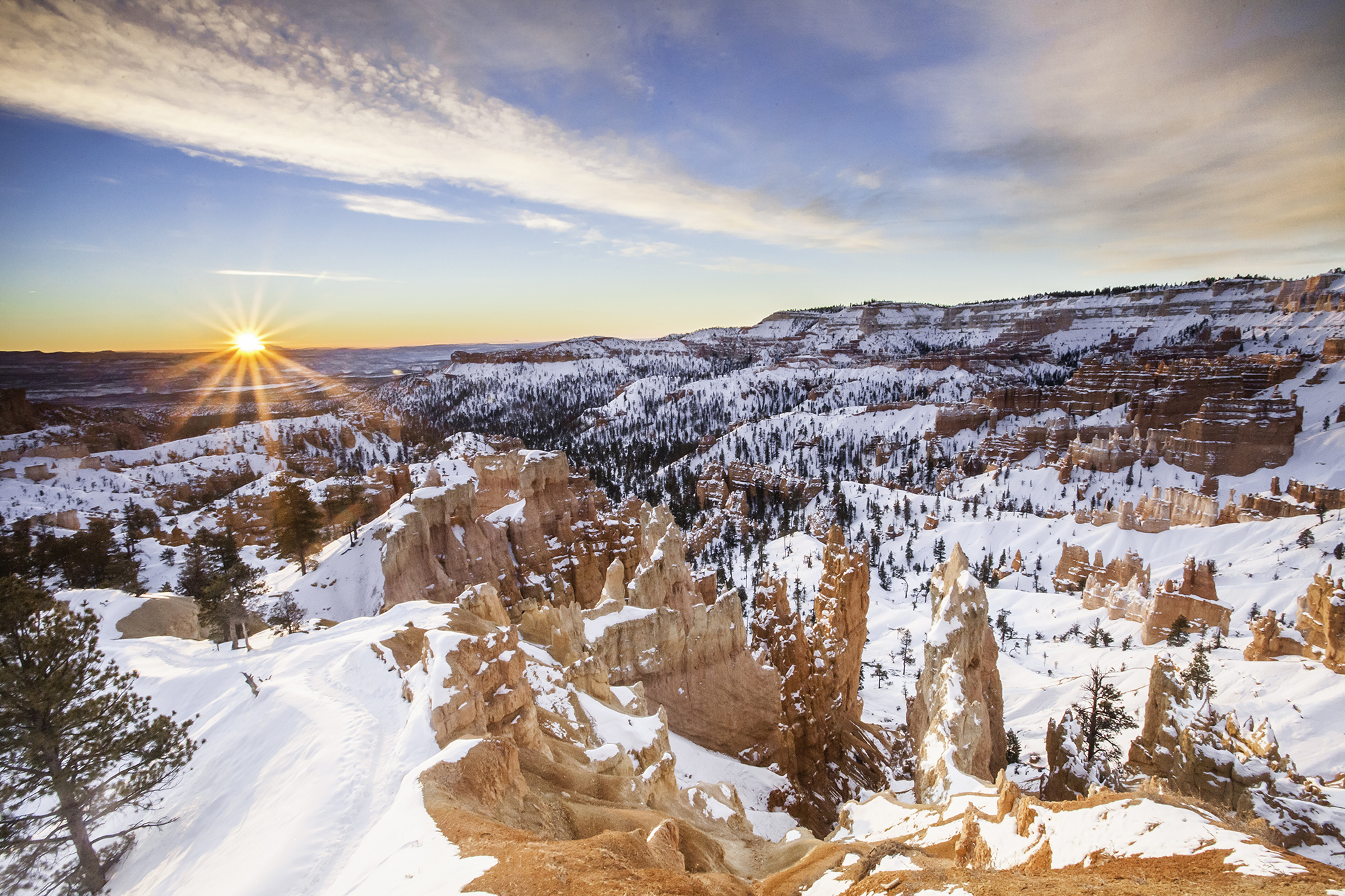 stock photo sunrise over bryce canyon national park 2 brady paul