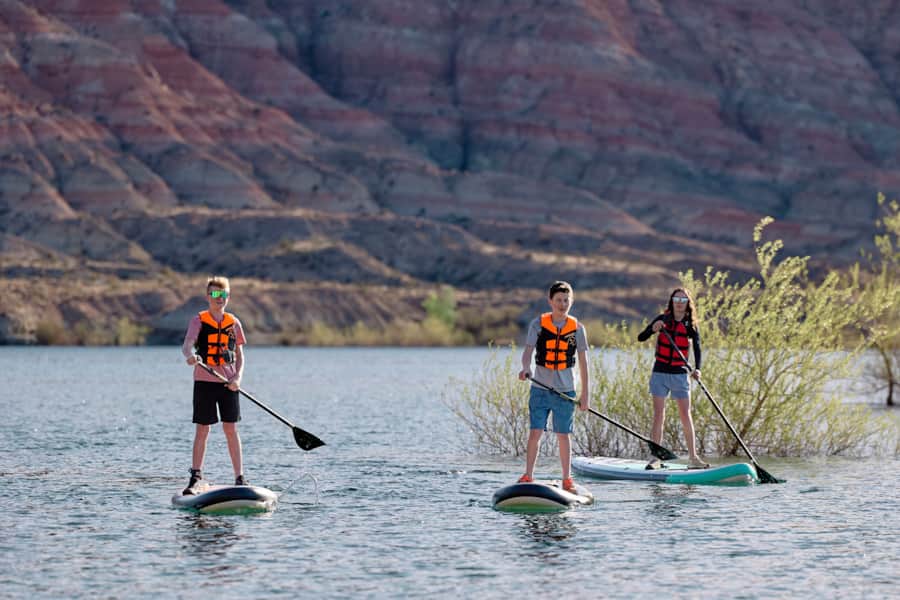 End your Utah adventure paddleboarding at Quail Creek Reservoir.