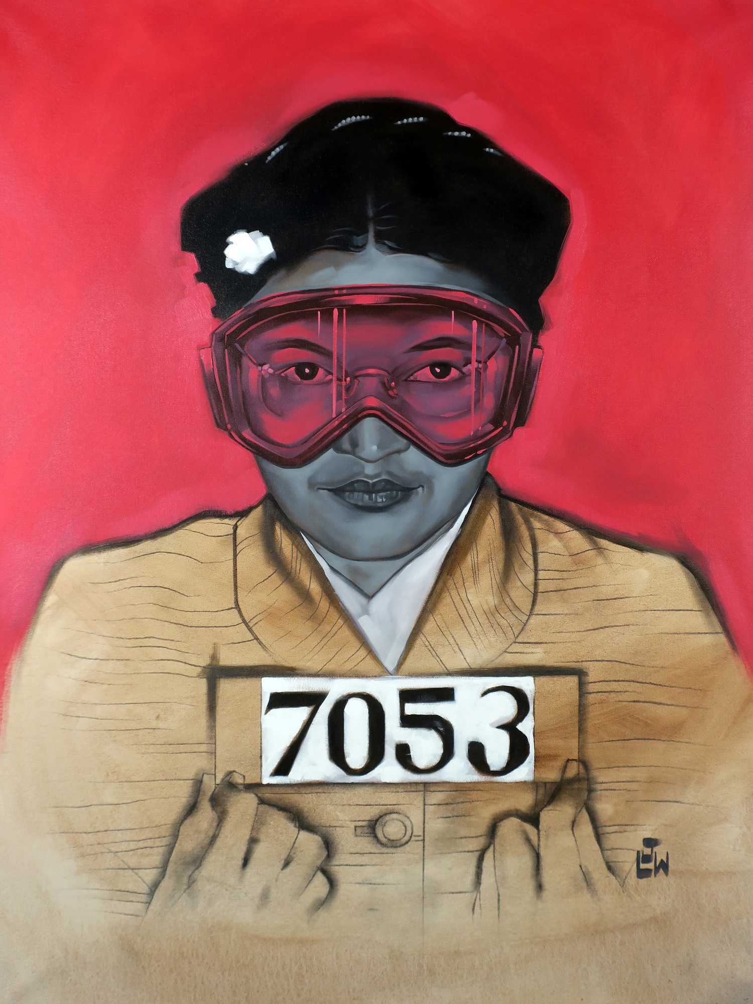 "Rose Colored" from the "Skiing in Color" series