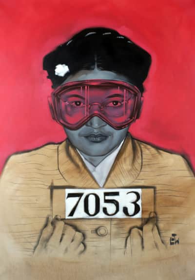 "Rose Colored" from the "Skiing in Color" series