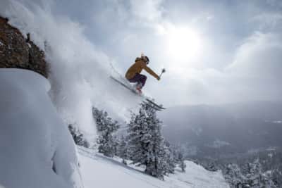 Beaver Mountain averages around 400 inches of snowfall a year.
