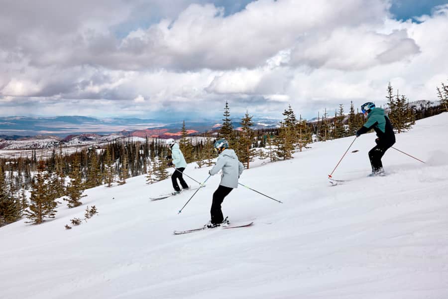 Families will love the wide-open slopes, where everyone can enjoy a perfect run.