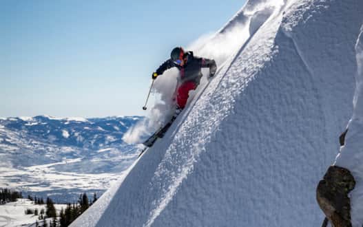 Located at the very top of Big Cottonwood Canyon, Brighton averages over 500 inches of snow a winter.