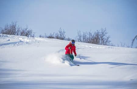 Skiing at Cherry Peak