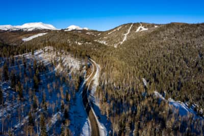 The road to Eagle Point.