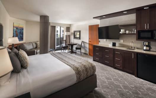 Each room at Snowbird comes with a complimentary ski locker and easy access to the Snowbird Center and Aerial Tram.
