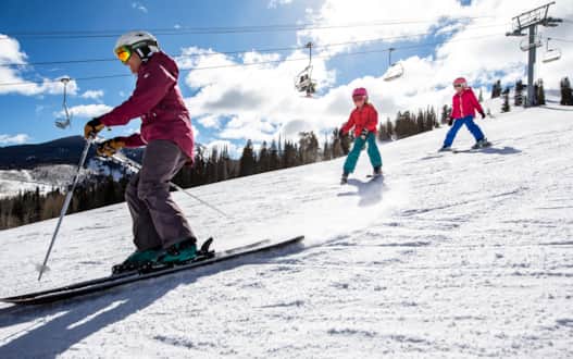Spring is the perfect time to take a ski lesson, when there is typically more availability.