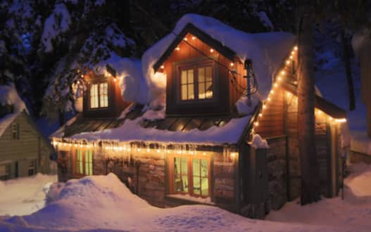 Escape to a private mountain cottage for a winter getaway filled with skiing, sledding and snowshoeing.