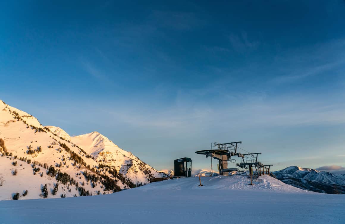Utah's snow-packed mountains are situated right by its metropolitan areas, offering visitors unparalleled access.
