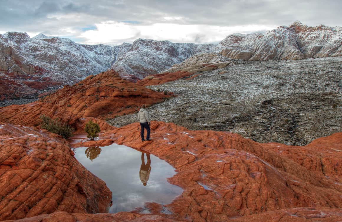 Winter can be the perfect time for hiking in Snow Canyon State Park.