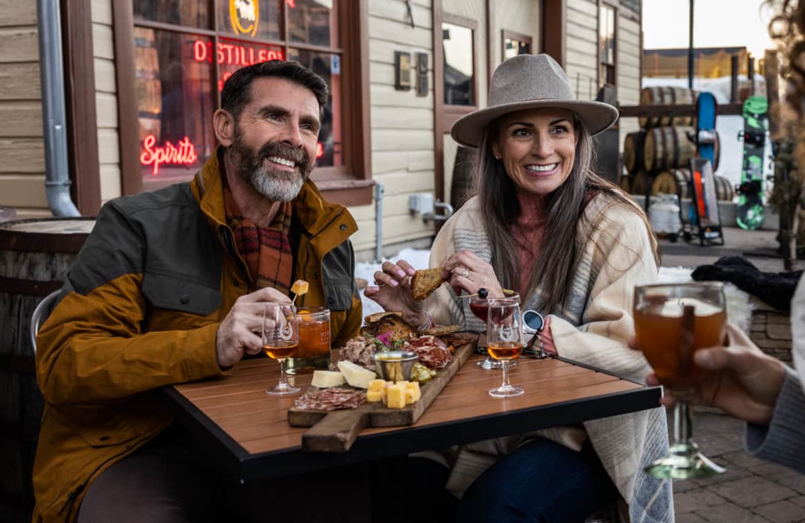 Park City boasts many world-class dining establishments, including High West, the world’s only ski-in, ski-out distillery.