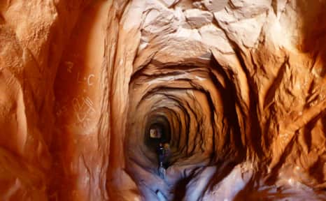 Never go caving alone. A group of 3-10 people is recommended. Make sure a friend or family member knows your plan, and when you’re expected to return home.